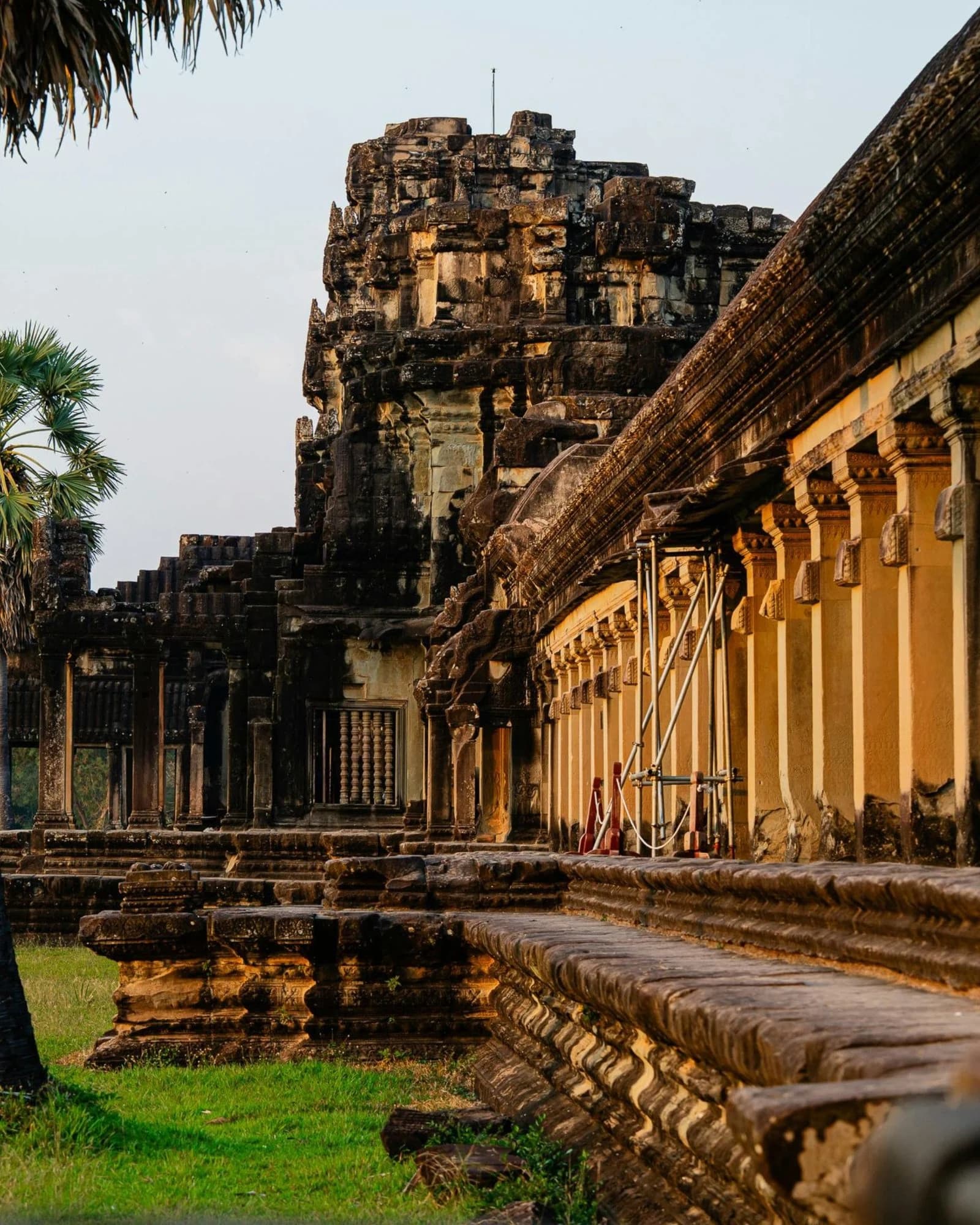 Angkor Wat reflected at sunrise